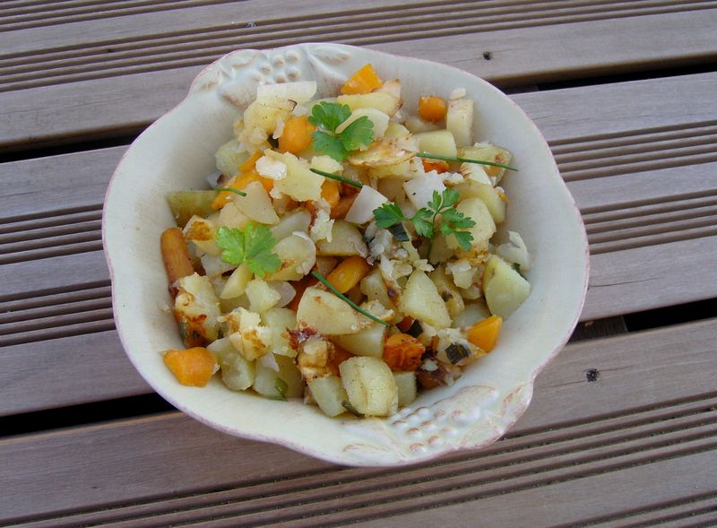 Poêlée de légumes printaniers