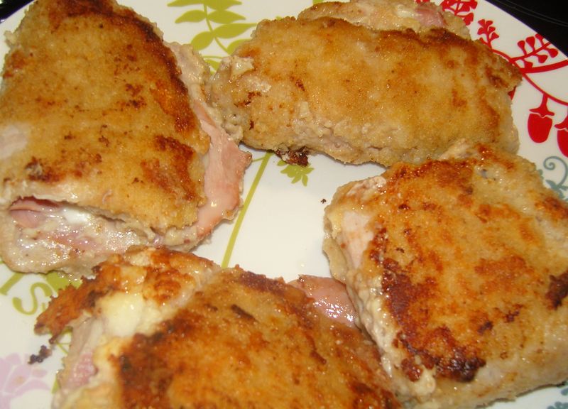 Cordon bleu jambon fumé mozarella 2