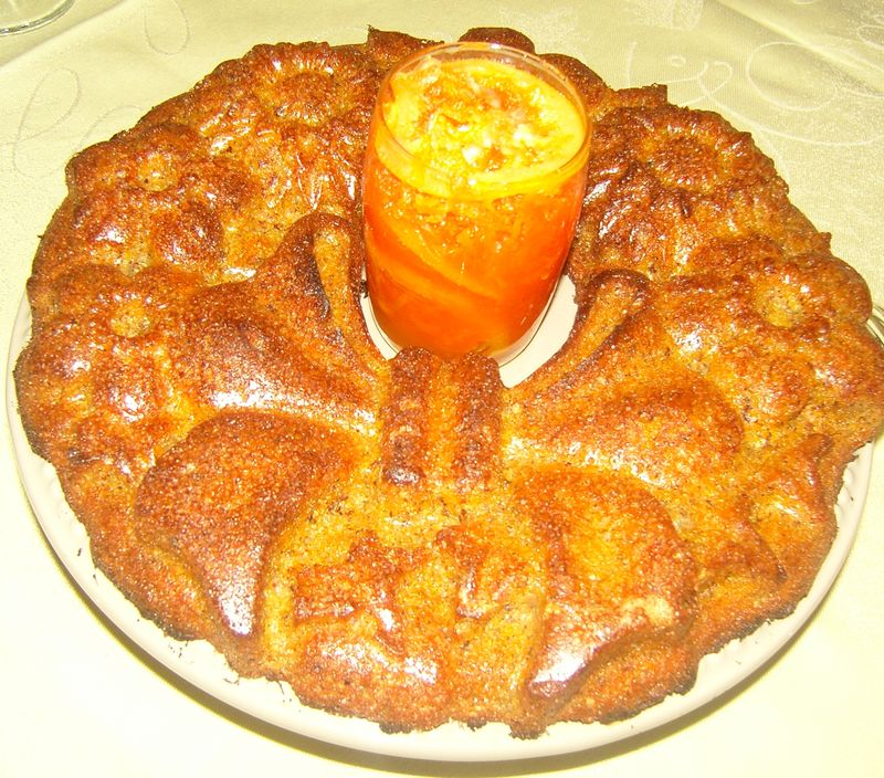 Gâteau à la carotte et aux noisettes