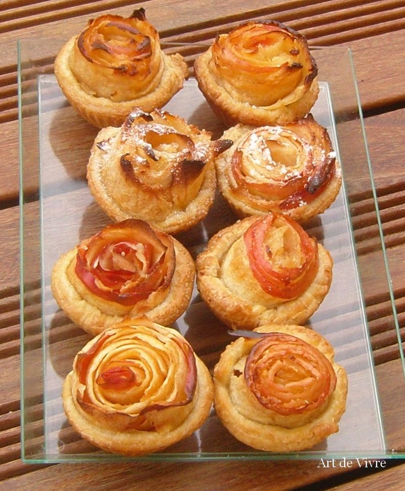 Mignardises tarte à la rose alain passard