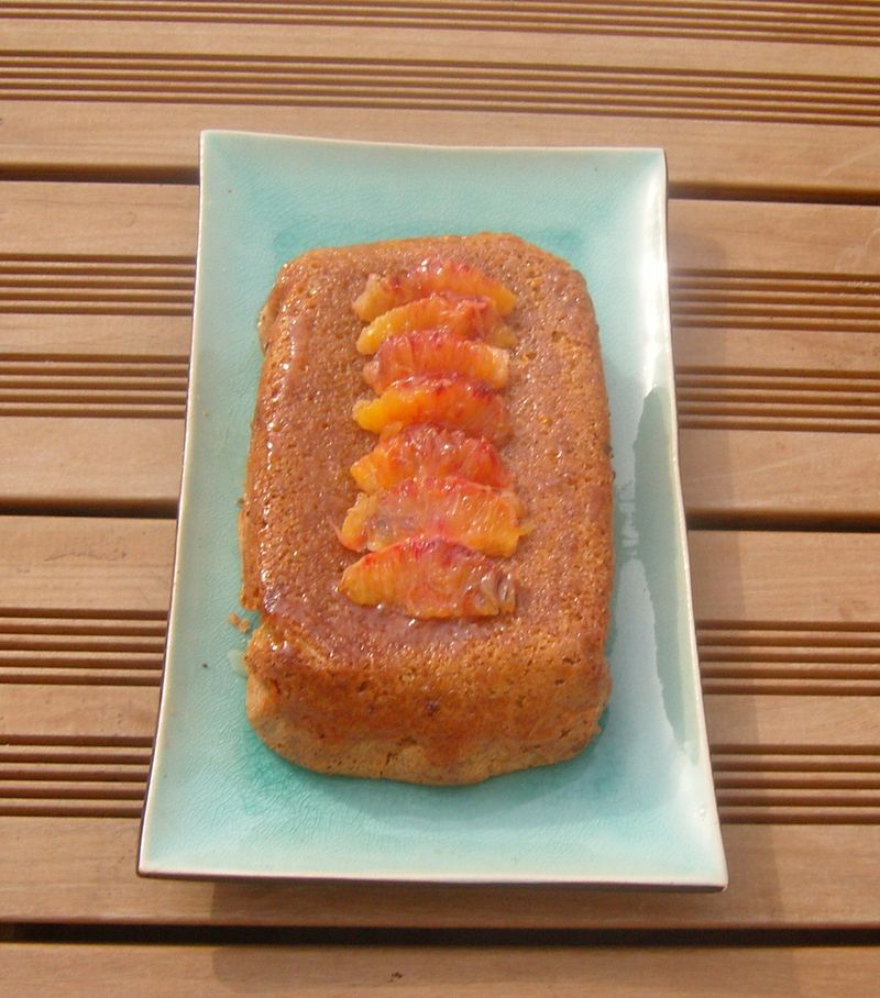 Gateau à l'orange sanguine