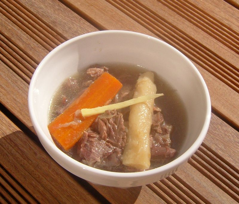 Pot au feu de queue de boeuf