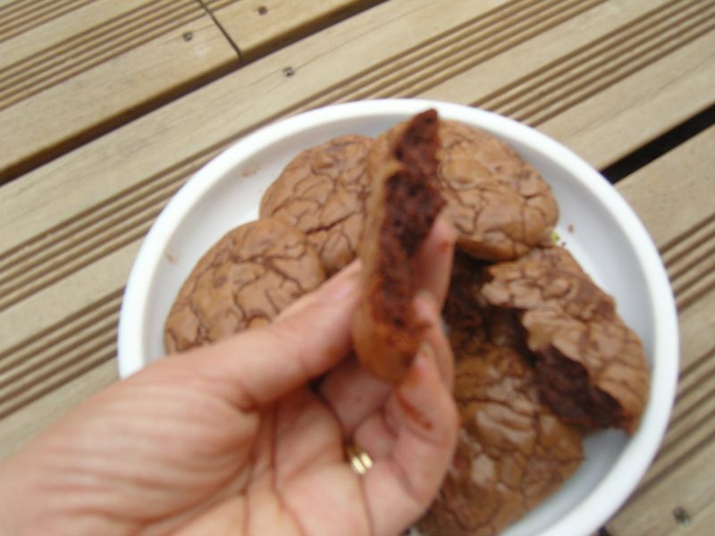 Cookies au Chocolat Martha Stewart ouverts