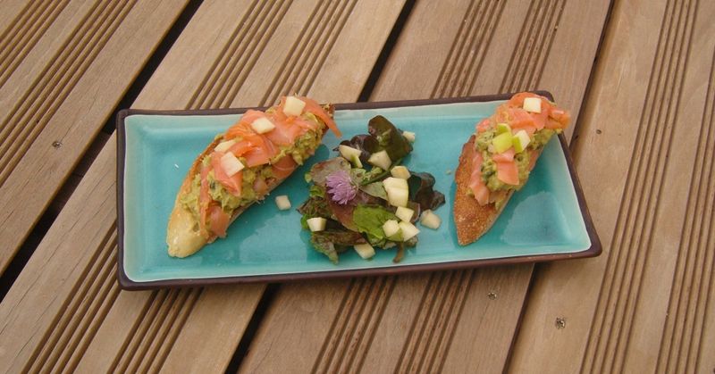 Tartines Avocat Saumon fumé
