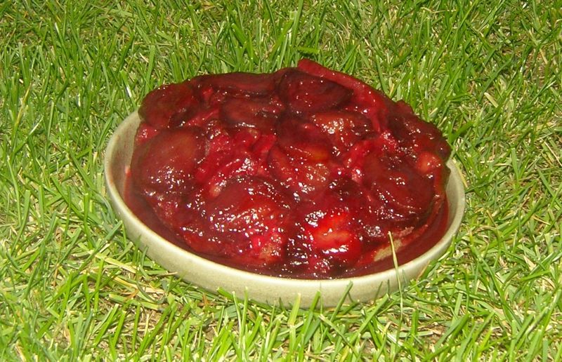 Gâteau Tatin de Prunes Rouges version 1