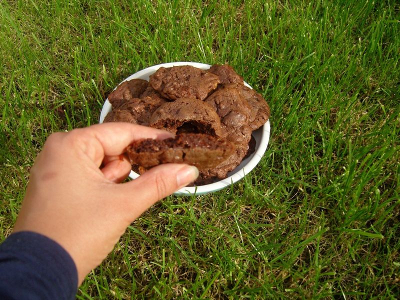 Cookies tout chocolat toblerone noir