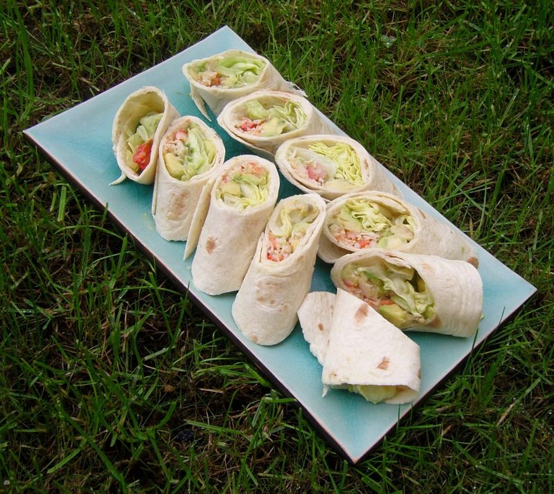 Wrap Crabe Wasabi Avocat Laitue par Nigella Lawson