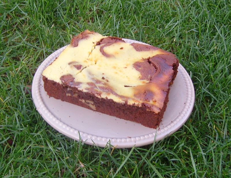 Brownie Chocolat Vanille au Fromage frais