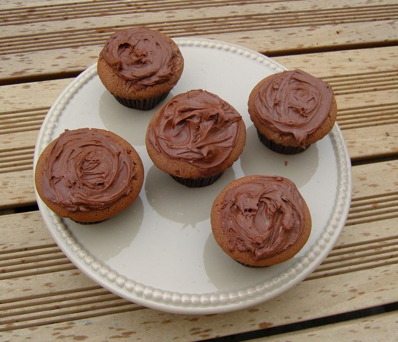 Cupcakes chocolat chocolat