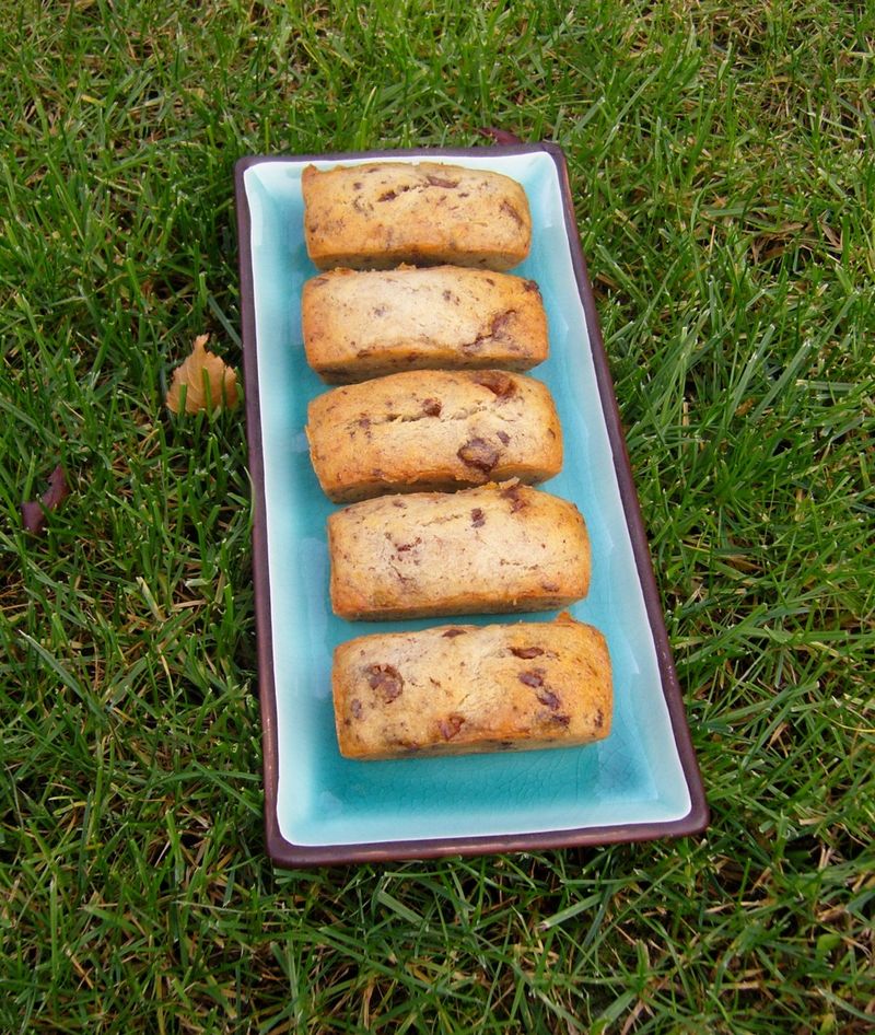 Mini Cakes Bananes Chocolat végétalien