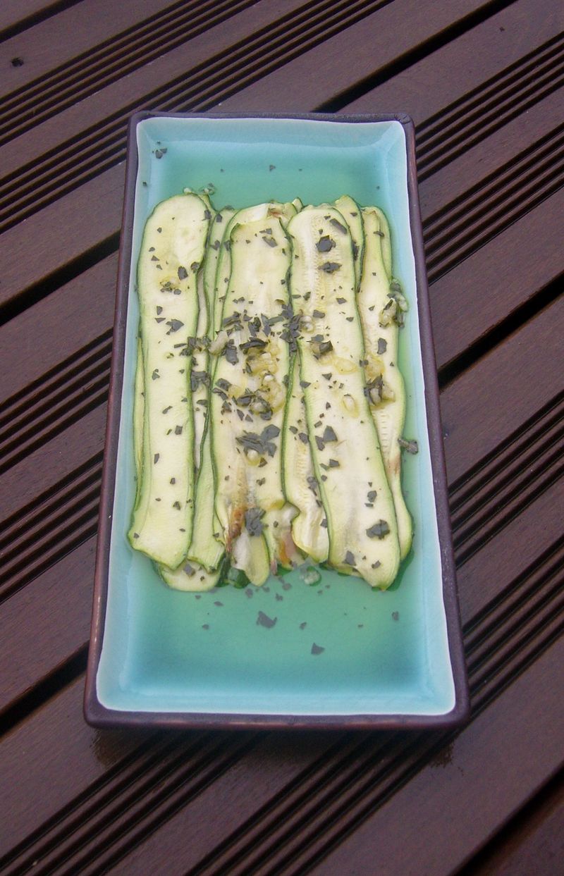 Antipasti de Courgettes