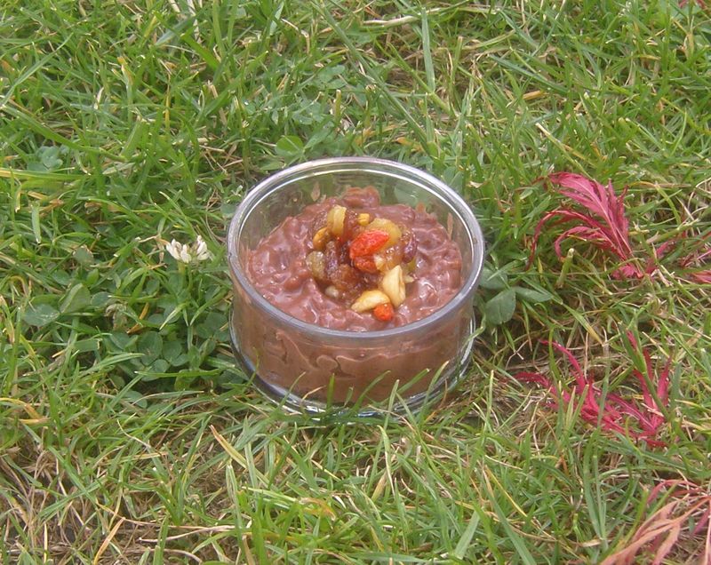 Risotto Chocolat Poires Baies de Goji