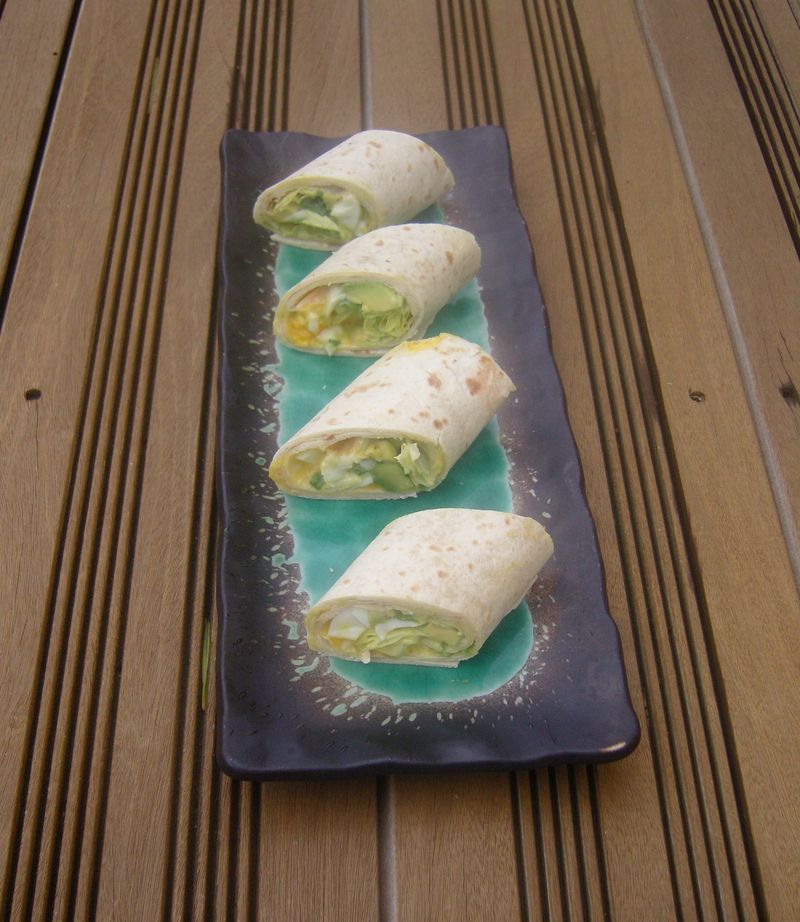 Wrap Oeuf Roquette Avocat