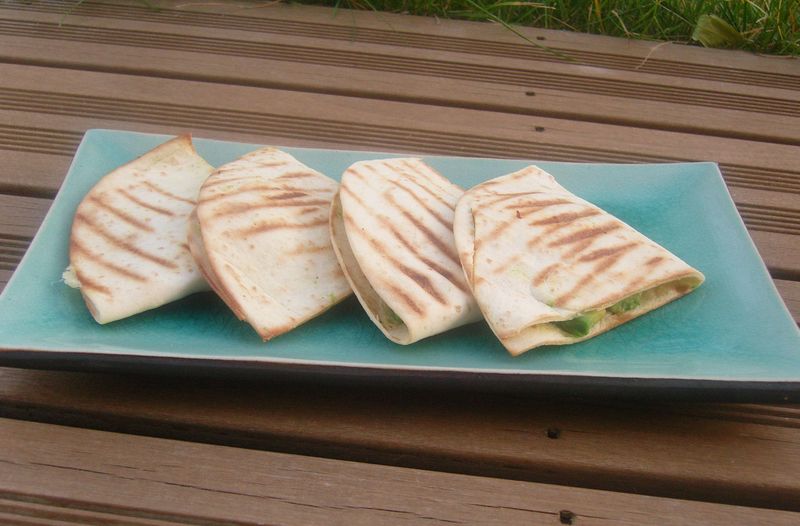 Quesadillas à l'avocat