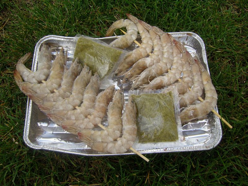 Brochettes de Crevettes Delpierre marinade persillée